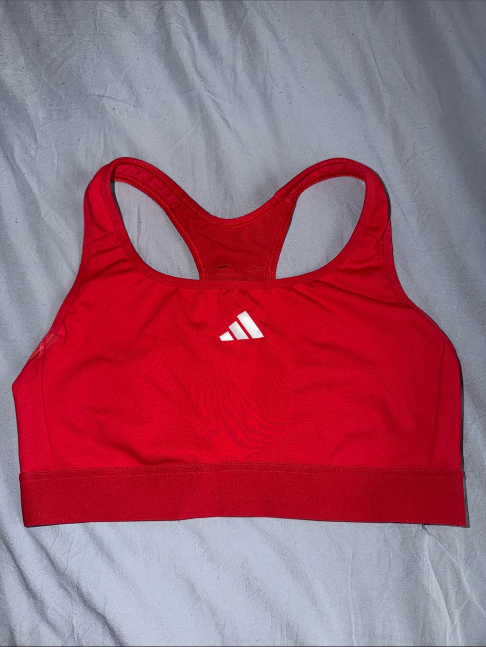 adidas Red Racerback Swim Bra
